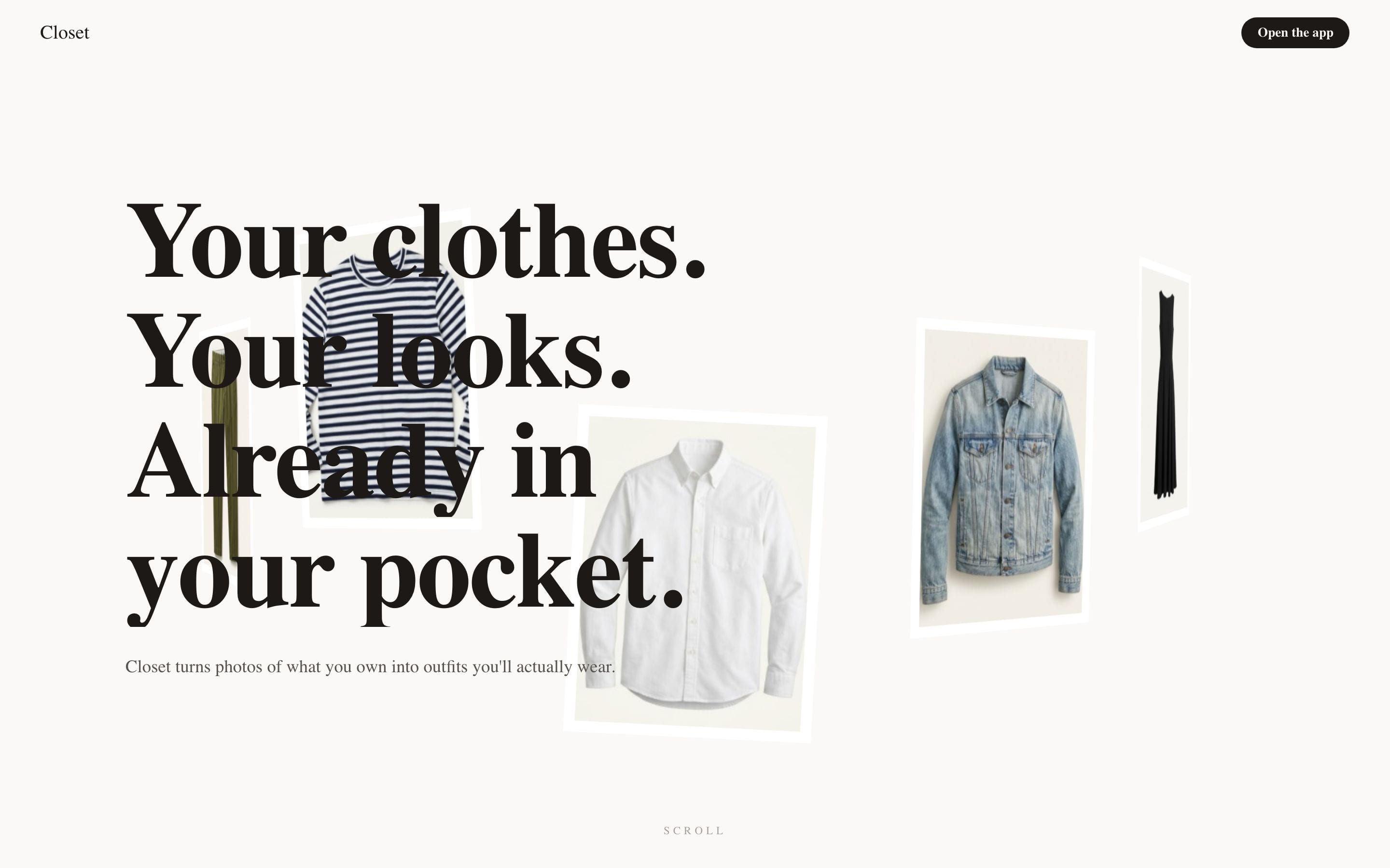 Closet Wardrobe — live product