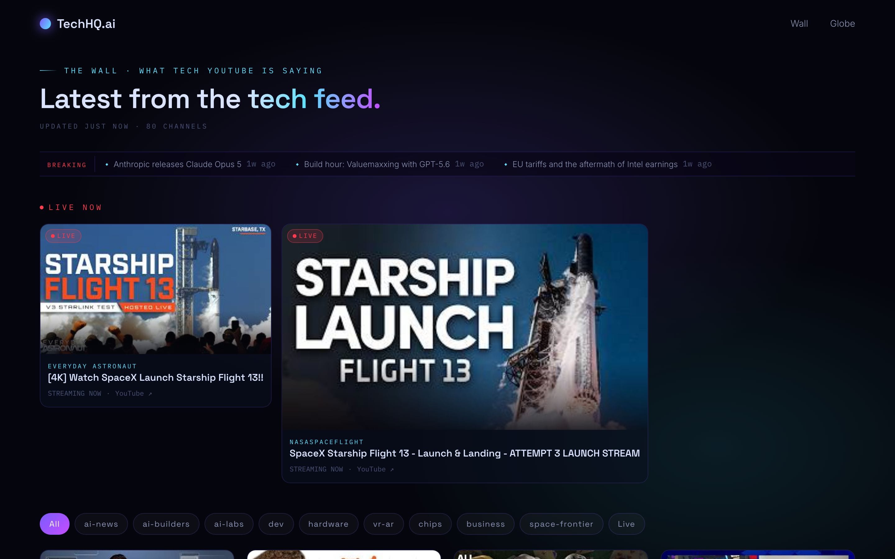 TechTV — live product